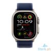 Picture of Apple Watch Ultra 2 GPS + Cellular 49mm Natural Titanium Case with Blue Trail Loop - M/L
