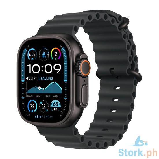 Picture of Apple Watch Ultra 2 GPS + Cellular 49mm Black Titanium Case with Black Ocean Band
