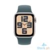 Picture of Apple Watch SE GPS + Cellular 40mm Starlight Aluminium Case with Lake Green Sport Loop