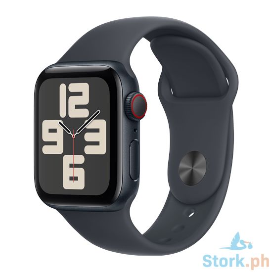 Picture of Apple Watch SE GPS + Cellular 44mm Midnight Aluminium Case with Midnight Sport Band - M/L