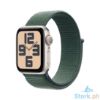 Picture of Apple Watch SE GPS 40mm Starlight Aluminium Case with Lake Green Sport Loop