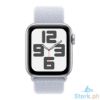Picture of Apple Watch SE GPS 44mm Silver Aluminium Case with Blue Cloud Sport Loop