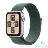 Picture of Apple Watch SE GPS 44mm Starlight Aluminium Case with Lake Green Sport Loop