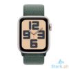 Picture of Apple Watch SE GPS 44mm Starlight Aluminium Case with Lake Green Sport Loop