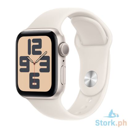 Picture of Apple Watch SE GPS 44mm Starlight Aluminium Case with Starlight Sport Band