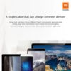 Picture of Xiaomi Mi 2 in 1 USB Cable Micro USB to Type C (100cm) White