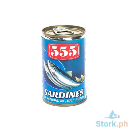 Picture of 555 Sardines Natural Oil 155g