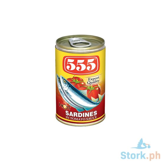 Picture of 555 Sardines Tomato Sauce With Chili 155g