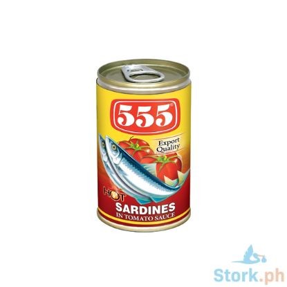 Picture of 555 Sardines Tomato Sauce With Chili 425g