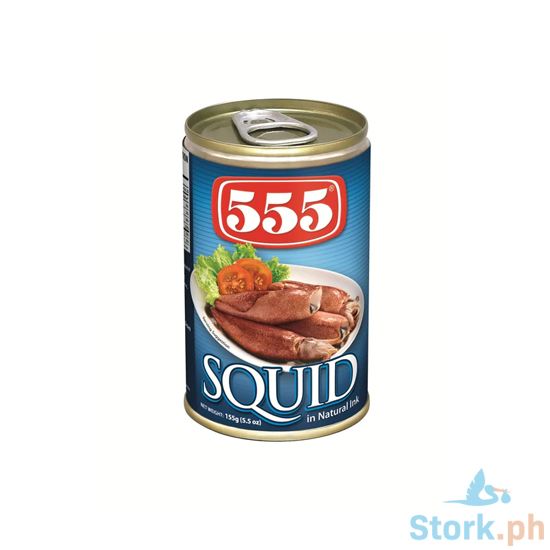 Picture of 555 Squid In Natural Ink 155g