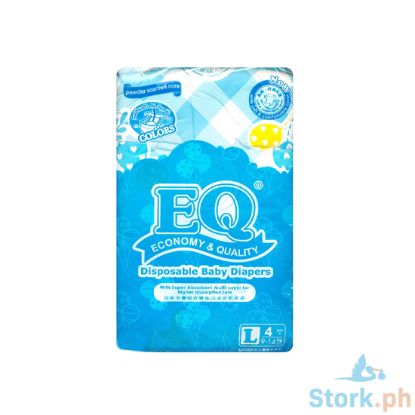 Picture of EQ Basic Diaper Large 4pcs