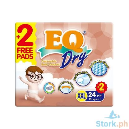 Picture of EQ Dry Baby Diaper Econopack XXL 24pcs