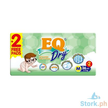 Picture of EQ Dry Diaper Medium 36pcs