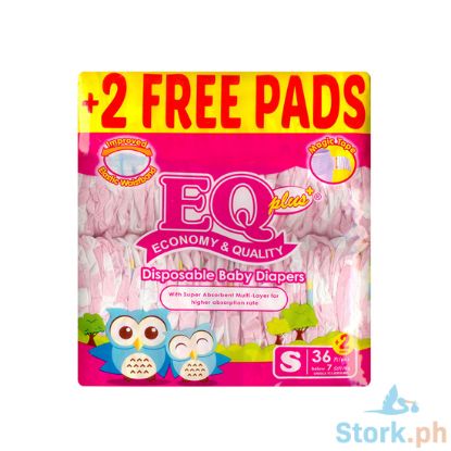 Picture of EQ Plus Diaper Small 36Pcs