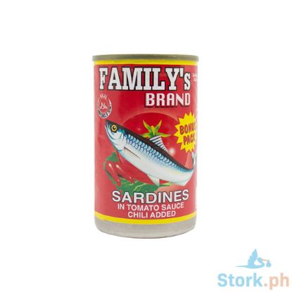 Picture of Familys Brand Sardines Chili Premuim 155g