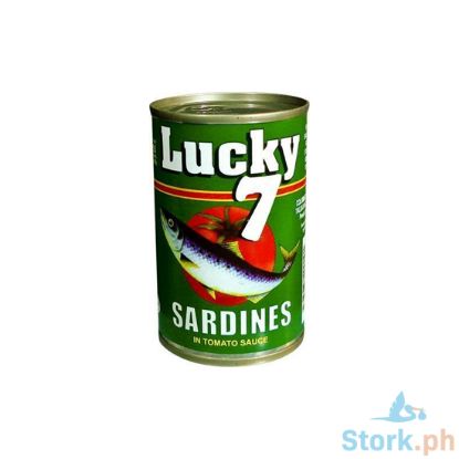 Picture of Lucky 7 Sardines Tomato Sauce 155g