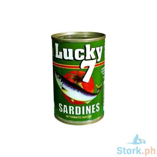 Picture of Lucky 7 Sardines Tomato Sauce 155g