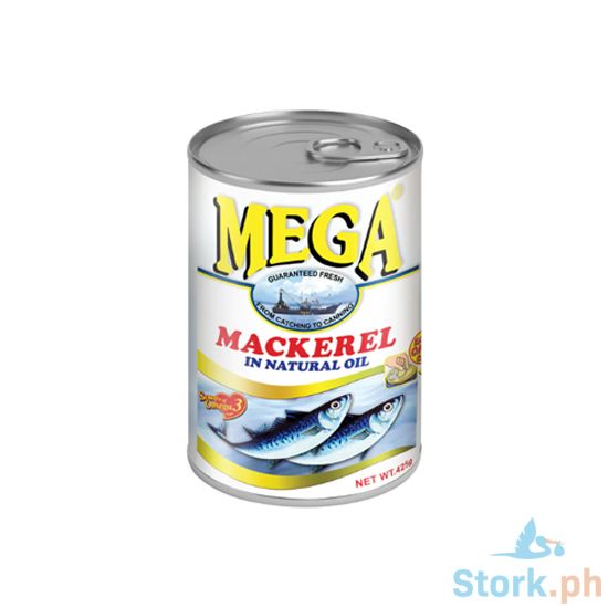 Picture of Mega Mackerel In Natural Oil 425g