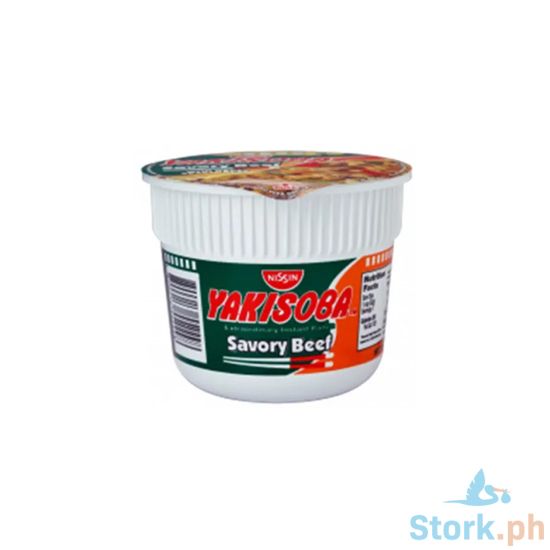 Picture of Nissins Yakisoba Mini 52g, Savory Beef
