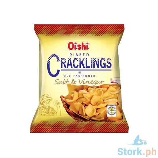Picture of Oishi Ribbed Cracklong Salt and Vinegar90G