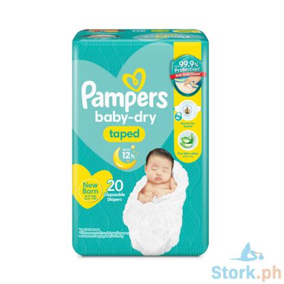 Picture of Pampers Diaper Baby Dry Newborn 20pcs