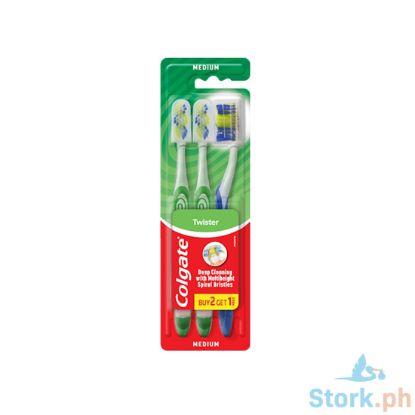 Picture of Colgate Twister Fresh Toothbrush 2S+1