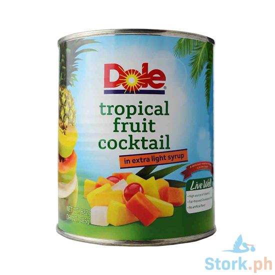 Picture of Dole Tropical Fruit Cocktail Cherries 822g