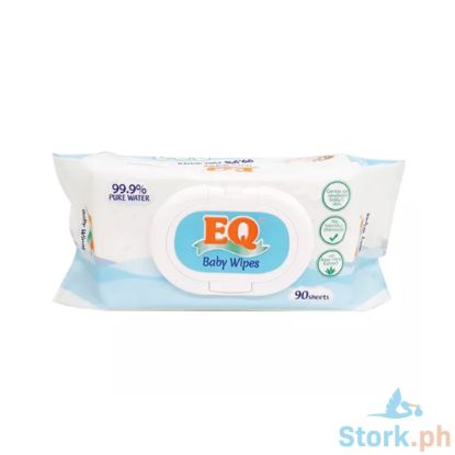 Picture of Eq Baby Wipes Pure Water Wipes 90 Sheets