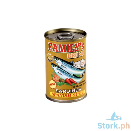 Picture of Familys Brand Sardines Spanish Style 155G