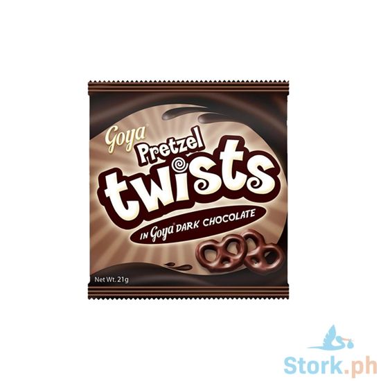 Picture of Goya Pretzel Twist Dark Choco 21g