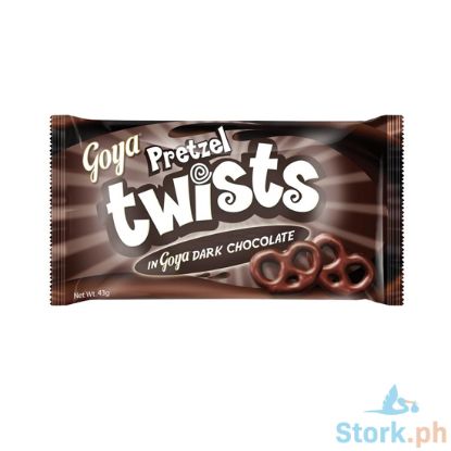 Picture of Goya Pretzel Twist Dark Choco 43g