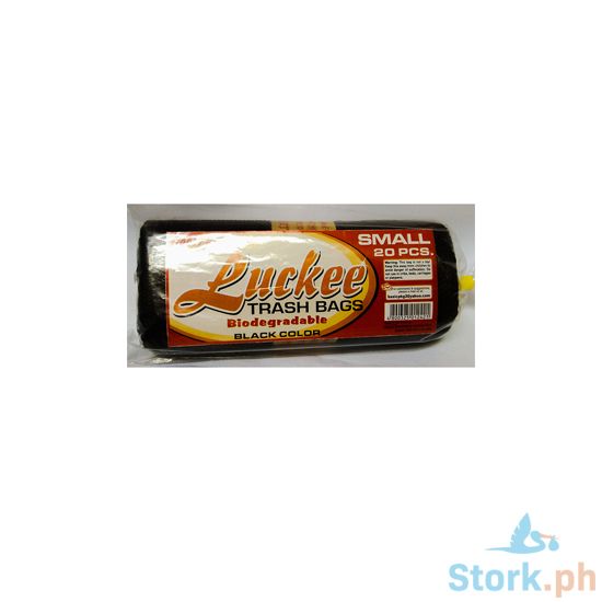 Picture of Luckee Trash Bag Black Small 20S