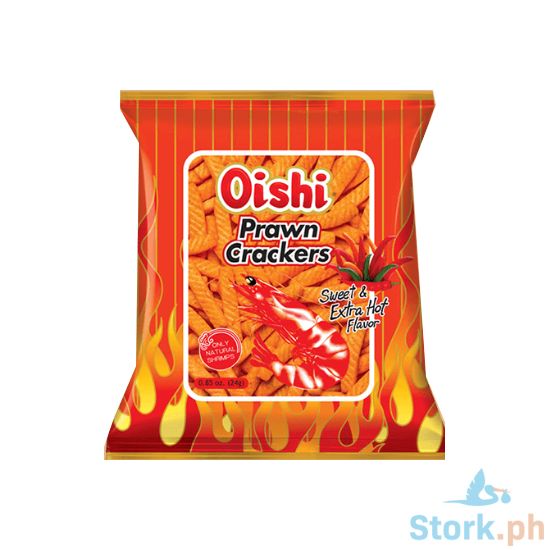Picture of Oishi Prawn Crackrs Sweet and Extra Hot90G