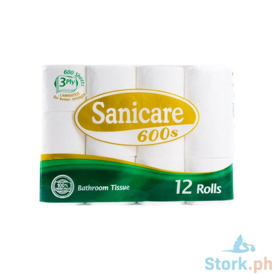 Picture of Sanicare Solo 600 Sheets 3 Ply