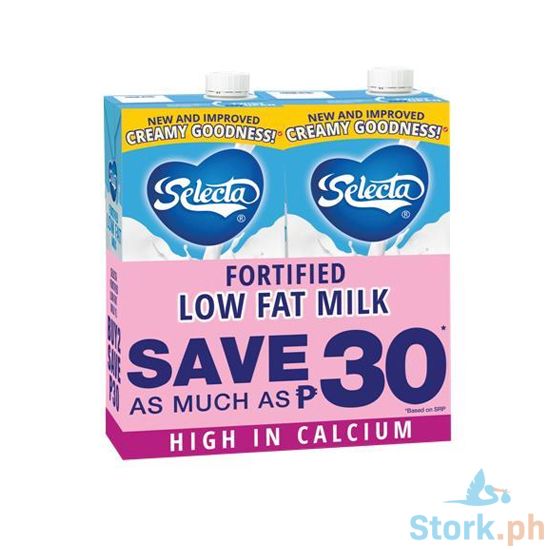 Picture of Selecta Low Fat Milk 1L Buy2 Save 30 Pesos