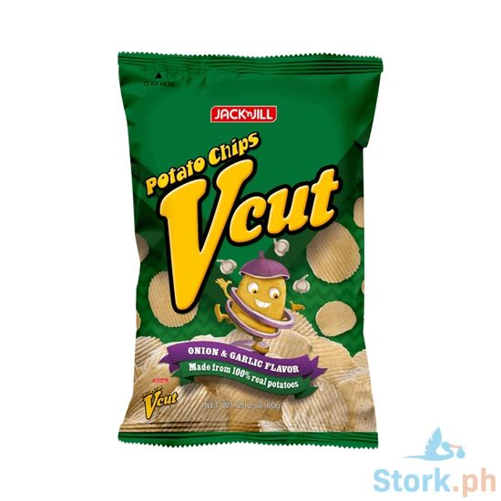 Picture of V Cut Potato Chips 60G, Onion & Garlic