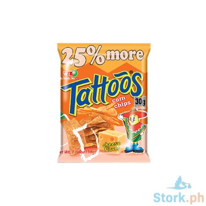 Picture of W. L FoodTattoos Corn Chips Cheese 30G