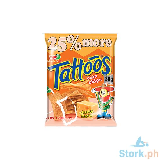 Picture of W. L FoodTattoos Corn Chips Cheese 30G