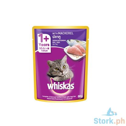 Picture of Whiskas Mackerel Pouch 80g