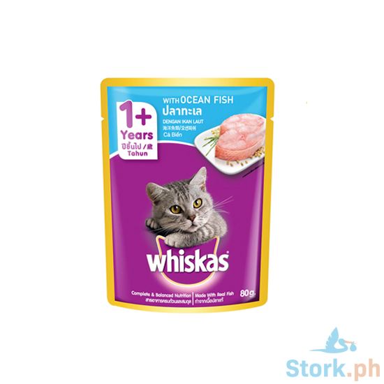 Picture of Whiskas Pouch Ocean Fish 80g