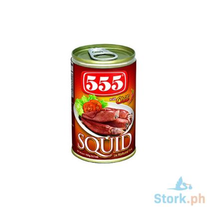 Picture of 555 Squid Chili In Natural Ink 155g