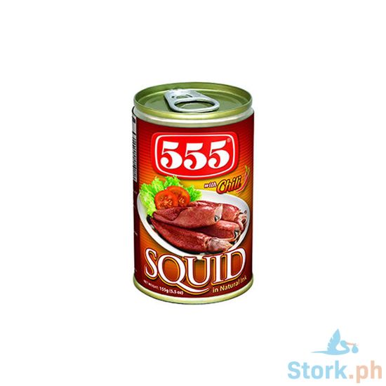 Picture of 555 Squid Chili In Natural Ink 155g