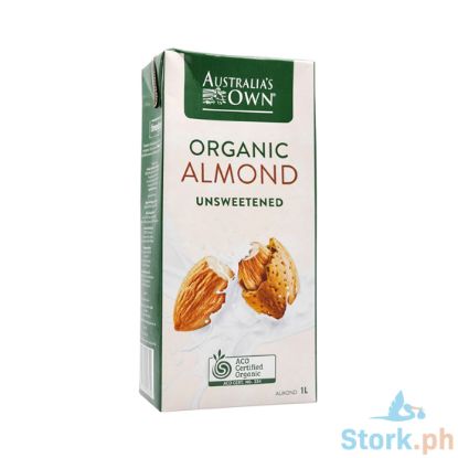 Picture of Australias Own Organic Almond Milk Unsweetened 1L
