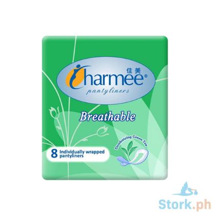 Picture of Charmee Breathable Greentea Pantyliner 8s