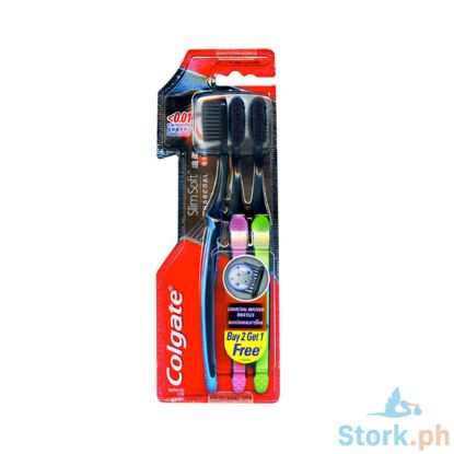 Picture of Colgate CTB Slim Soft Charcoal Soft 2+1