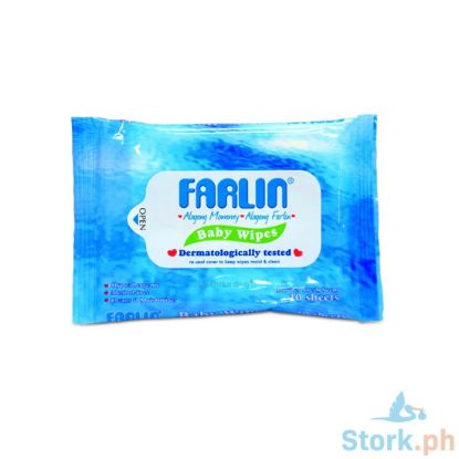 Picture of Comark Farlin Baby Wipes 10s