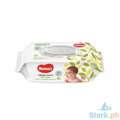 Picture of Huggies Baby Wipes Clean Care 80 2S