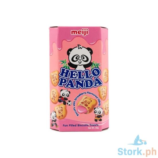Picture of Meiji Hello Panda Strawberry 43g