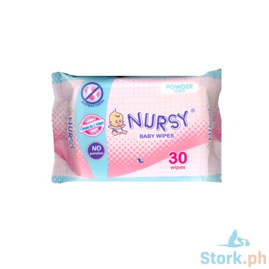 Picture of Nursy Baby Wipes Powder Scents 30S