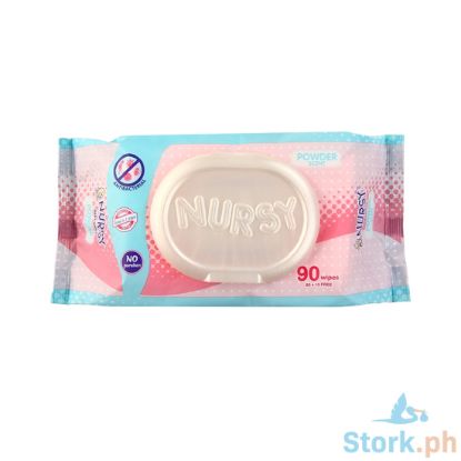 Picture of Nursy Baby Wipes Powder Scents 90s